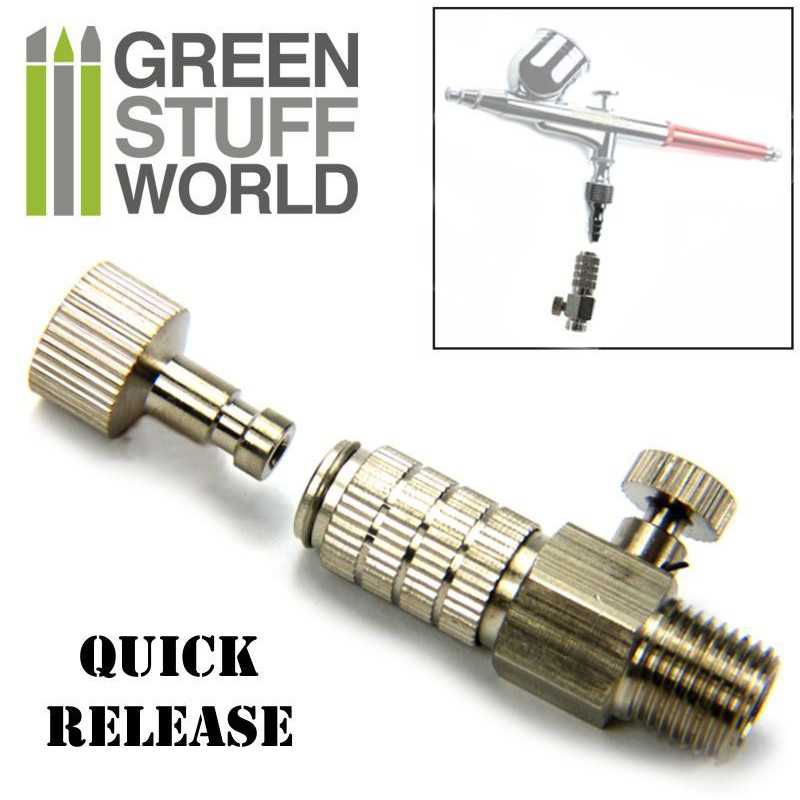 Green Stuff World - 1533 - QuickRelease Adaptor with Air Flow Control 1/8