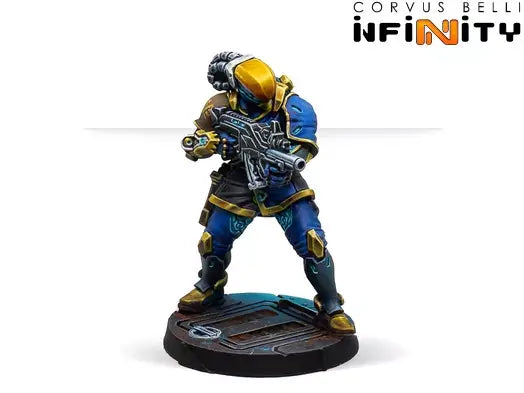 Infinity: O-12 - Raveneye Officer (Submachine Gun, E/Marat)