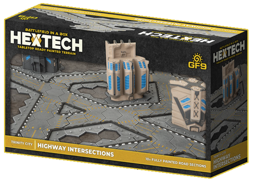 Battlefield in a Box - HEXT08 - Hextech Highways Intersection