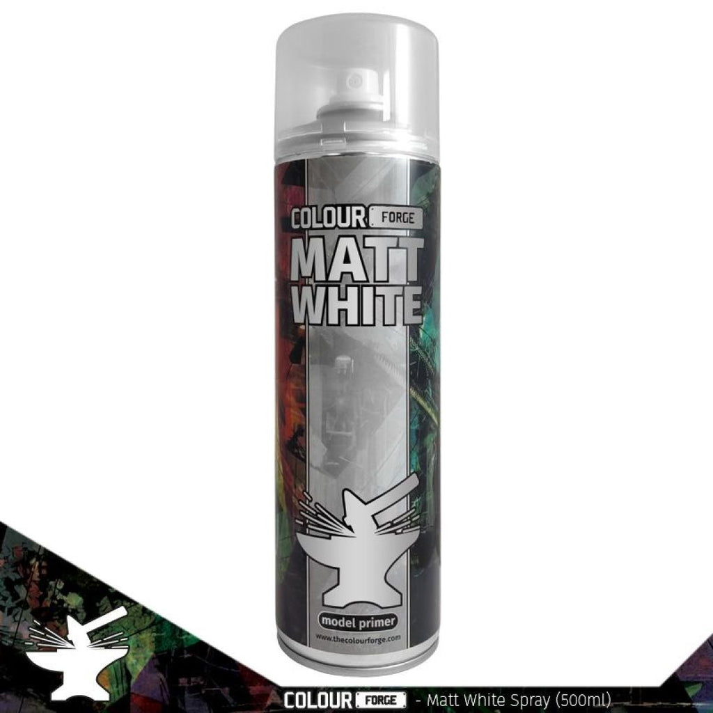 Colour Forge - TCF-SPR-002 - Aerosol Spray Primer - Matt White 500ml