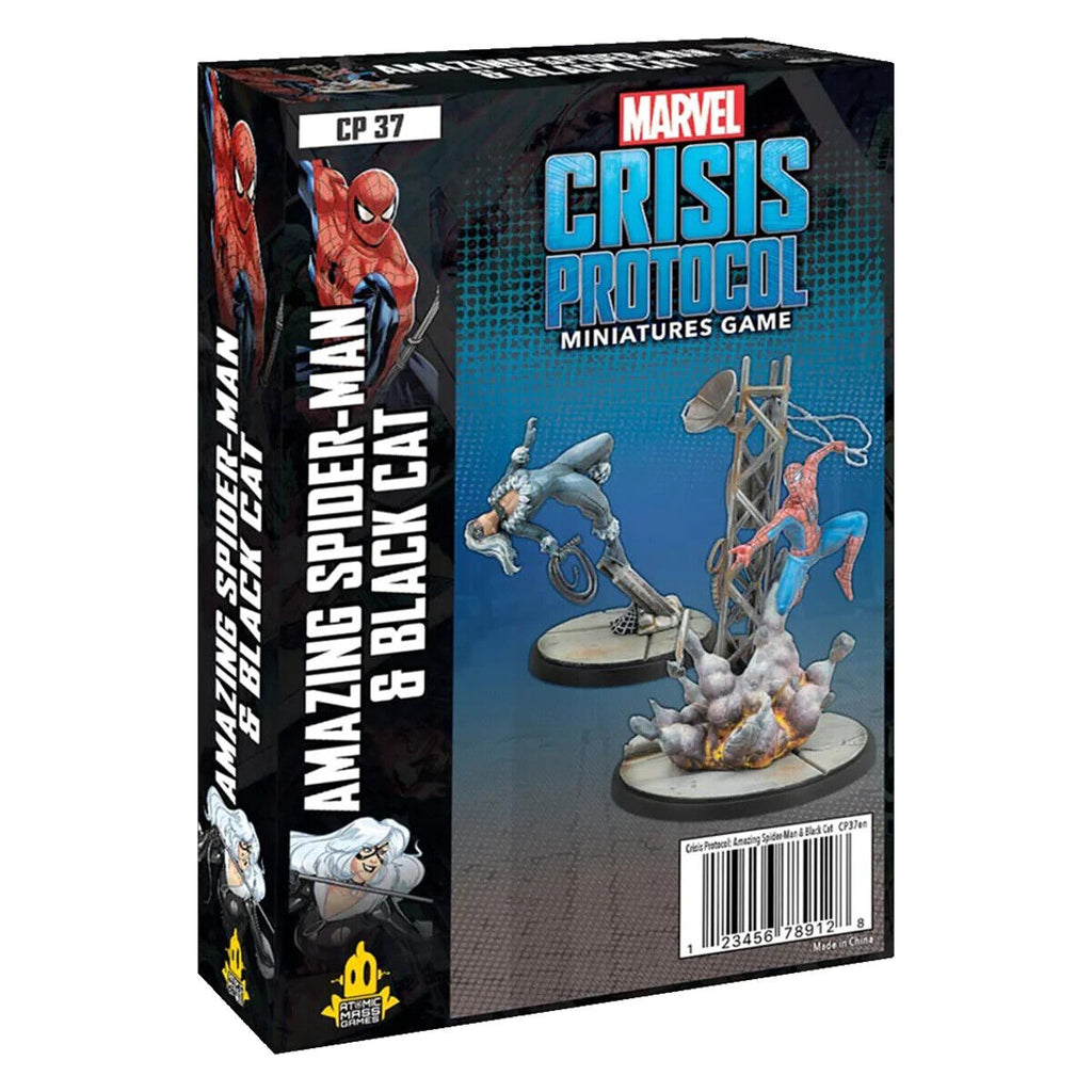 Marvel Crisis Protocol Miniatures Game Amazing Spider-Man & Black Cat