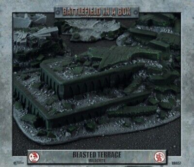 Battlefield in a Box - BB657 - Blasted Terrace Malachite