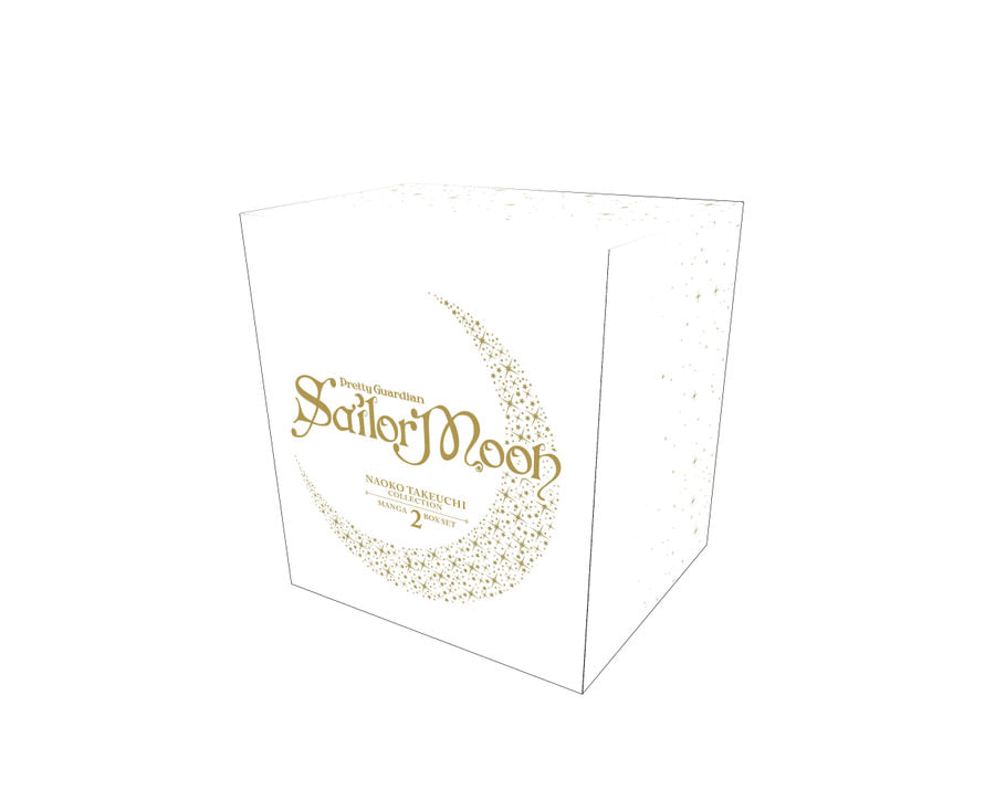 Sailor Moon Manga Box Set Vol. 7-10 (Naoko Takeuchi Collection) With 16 Art Cards, Codename Sailor V, and a Holographic Gift Box