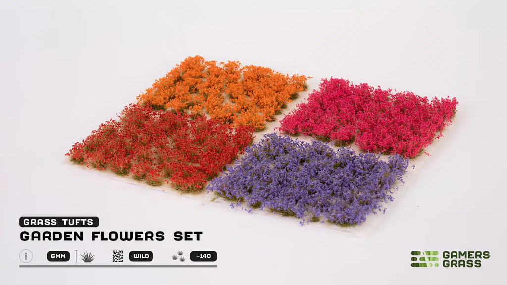 Gamers Grass - Tuft Sets - Garden Flowers Set (Wild)- GGSET-GF