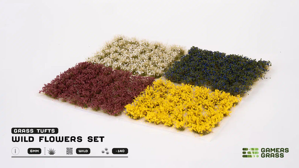 Gamers Grass - GGSET-WF - Tuft Sets - Wild Flowers Set (Wild)