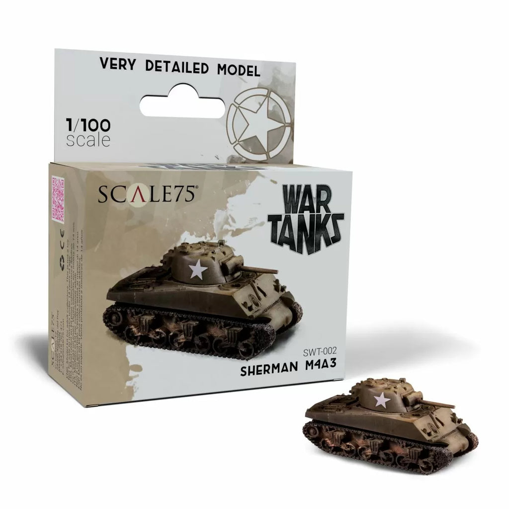 Scale 75 - SWT-002 - Figures - War Tanks - Sherman M4A3 1:100