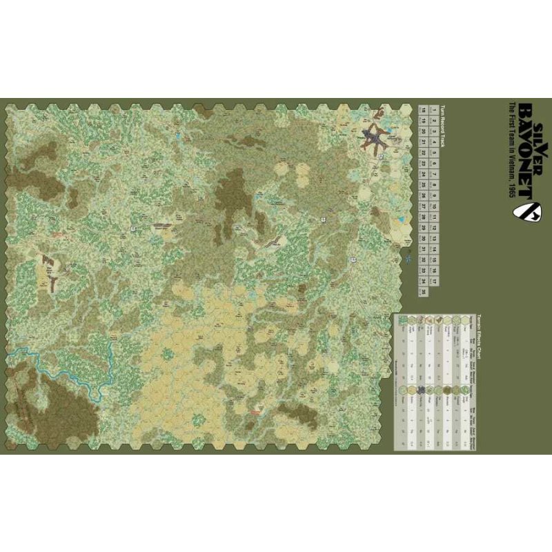 Silver Bayonet - Mounted Map