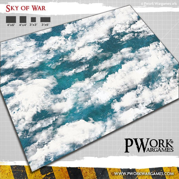 PWork - Sky of War - Wargames Terrain Mat - 22X30"