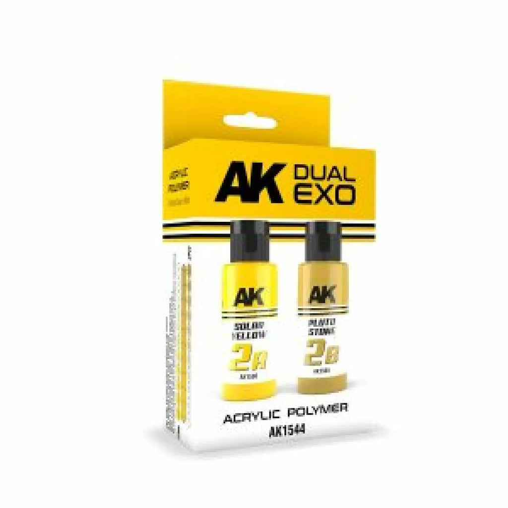 AK Interactive - Solar Yellow & Pluto Stone Dual Exo Set - 2 x 60ML - AK1544