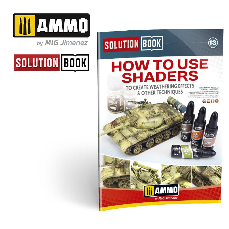 Ammo by MIG - A.MIG-6524 - The Solution Book 13 - How to Use Shaders