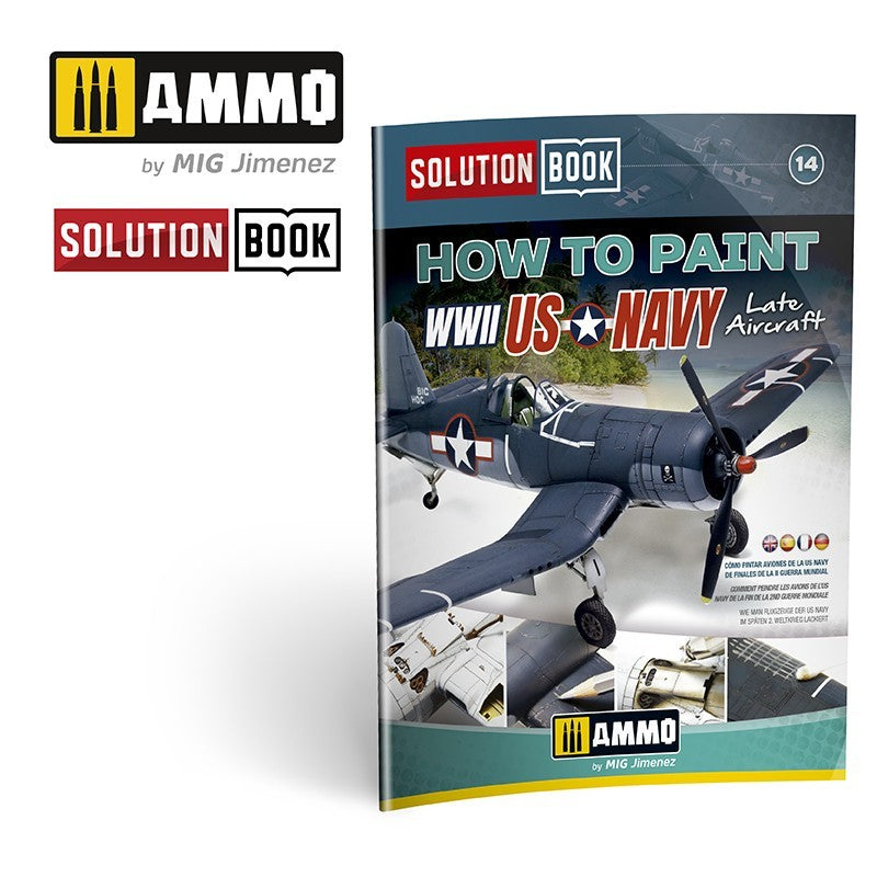 Ammo by MIG - A.MIG-6523 - The Solution Book 14 - How to Paint US Navy WWII Late