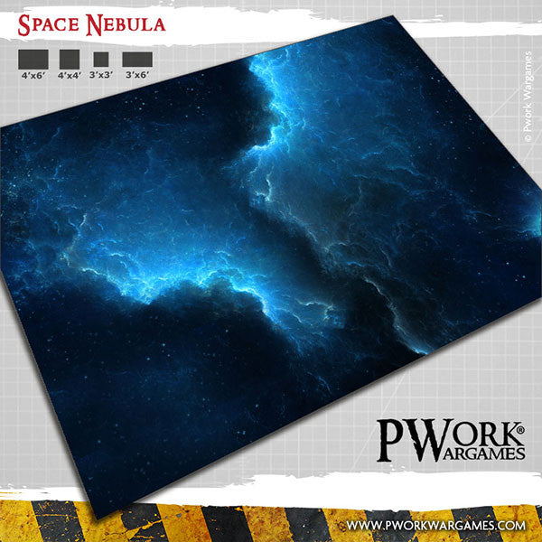 PWork - Space Nebula - Wargames Terrain Mat - 22X30"