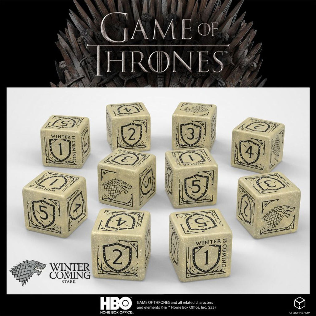 Q Workshop - Game of Thrones - Stark Dice Set 10x D6
