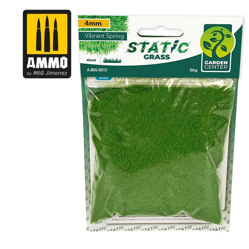 Ammo by MIG Dioramas - Static Grass - Vibrant Spring - 4mm - A.MIG-8813