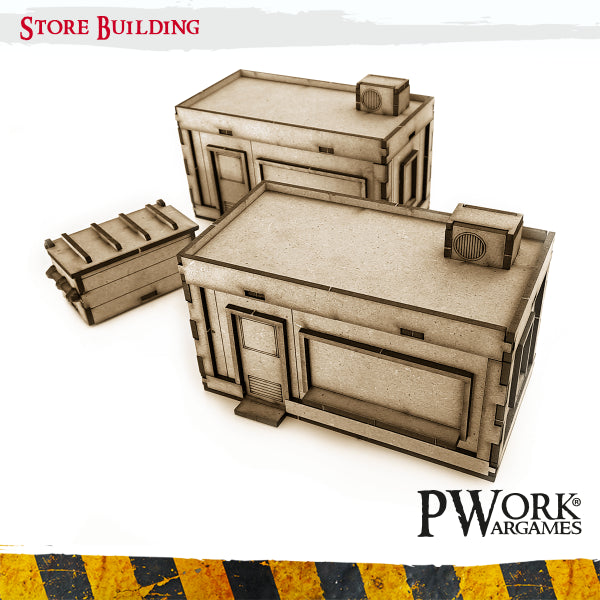 PWork - Store Buildings - MDF Terrain Scenery