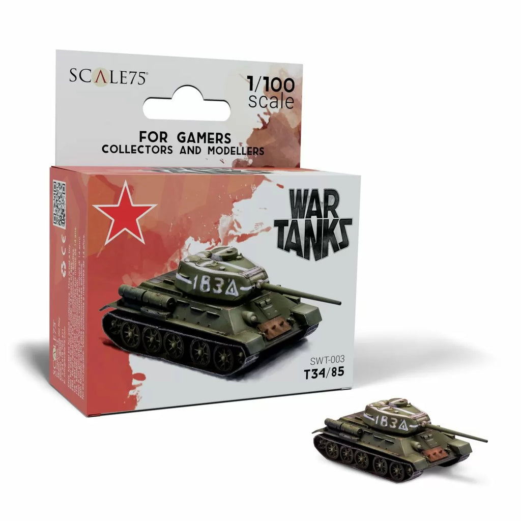 Scale 75 - SWT-003 - Figures - War Tanks - T34/85 1:100