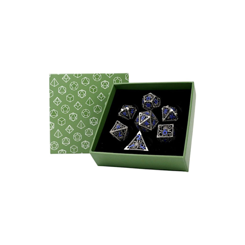 LPG - LPG 251939 - Dice Strange Aeon Dice Set Steel/Blue