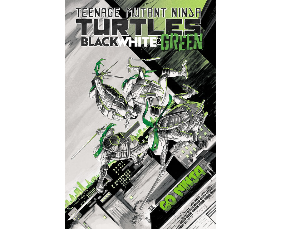 Teenage Mutant Ninja Turtles Black, White, and Green