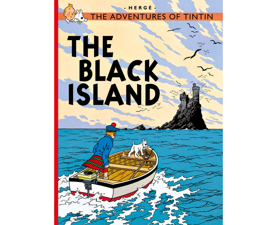 The Adventures of Tintin Series : The Black Island - Book 7