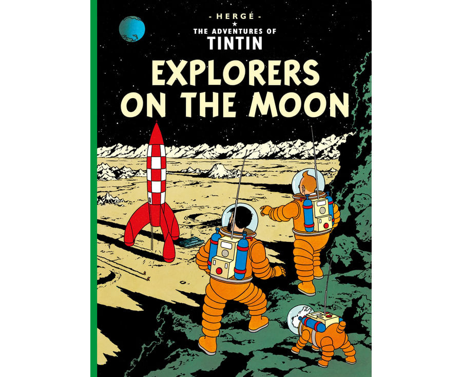 The Adventures of Tintin Series : Tintin in Explorers on the Moon - Book 17
