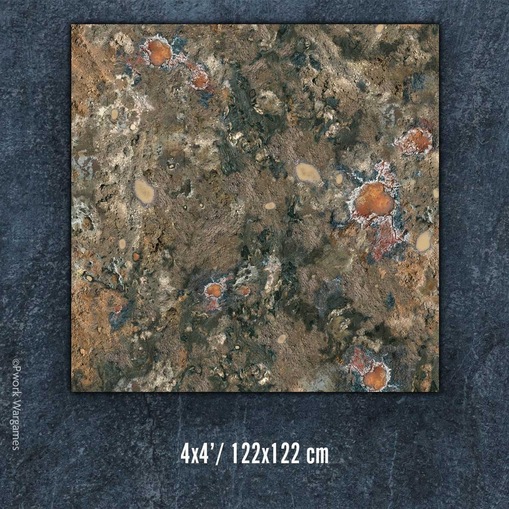 PWork - Trench Warfare - Wargames Terrain Mat - 4X4'