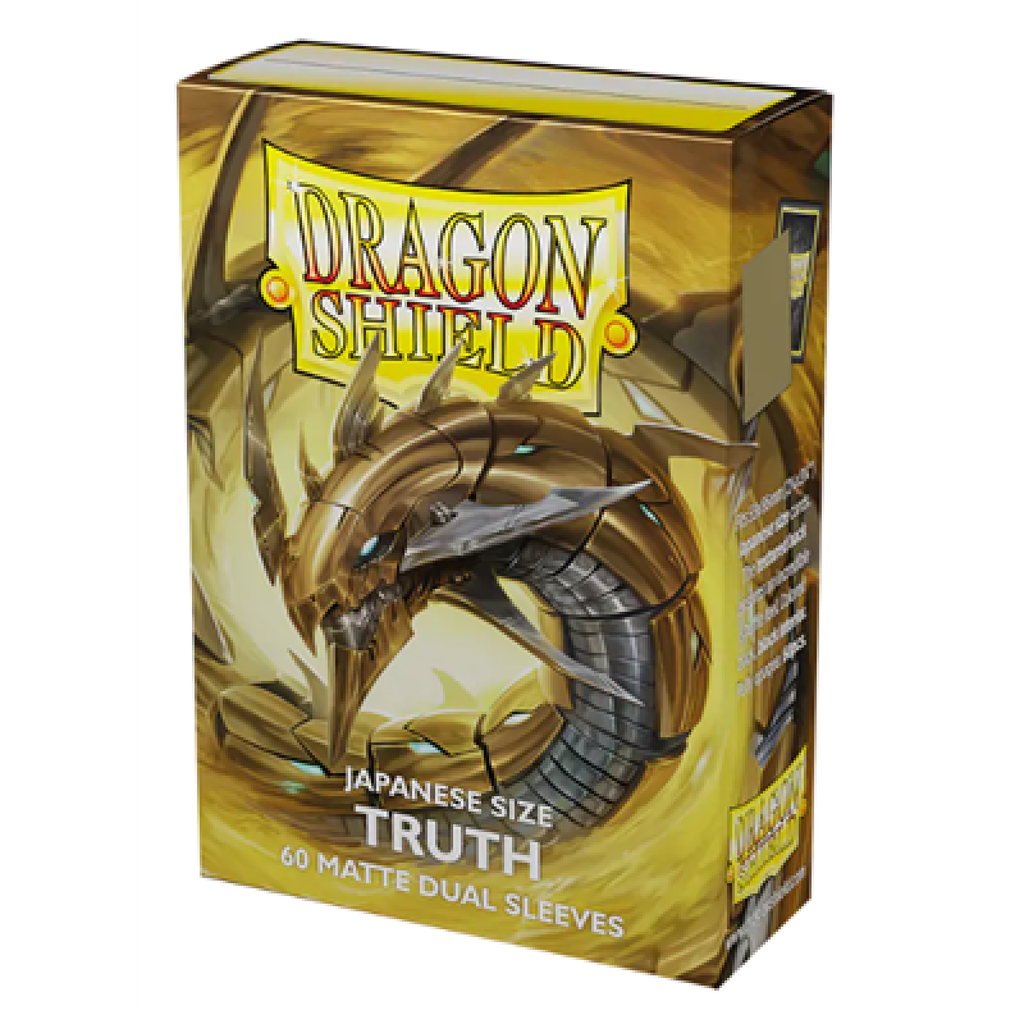 Dragon Shield - Sleeves - Japanese Size Sleeves - Matte Dual – Truth - Box 60