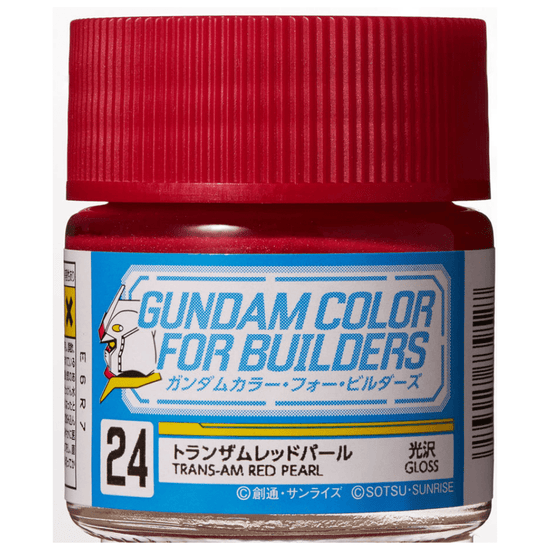 Mr Hobby - UG24 - Gundam Color Trans-Am Red Pearl Lacquer Semi Gloss - 10ml