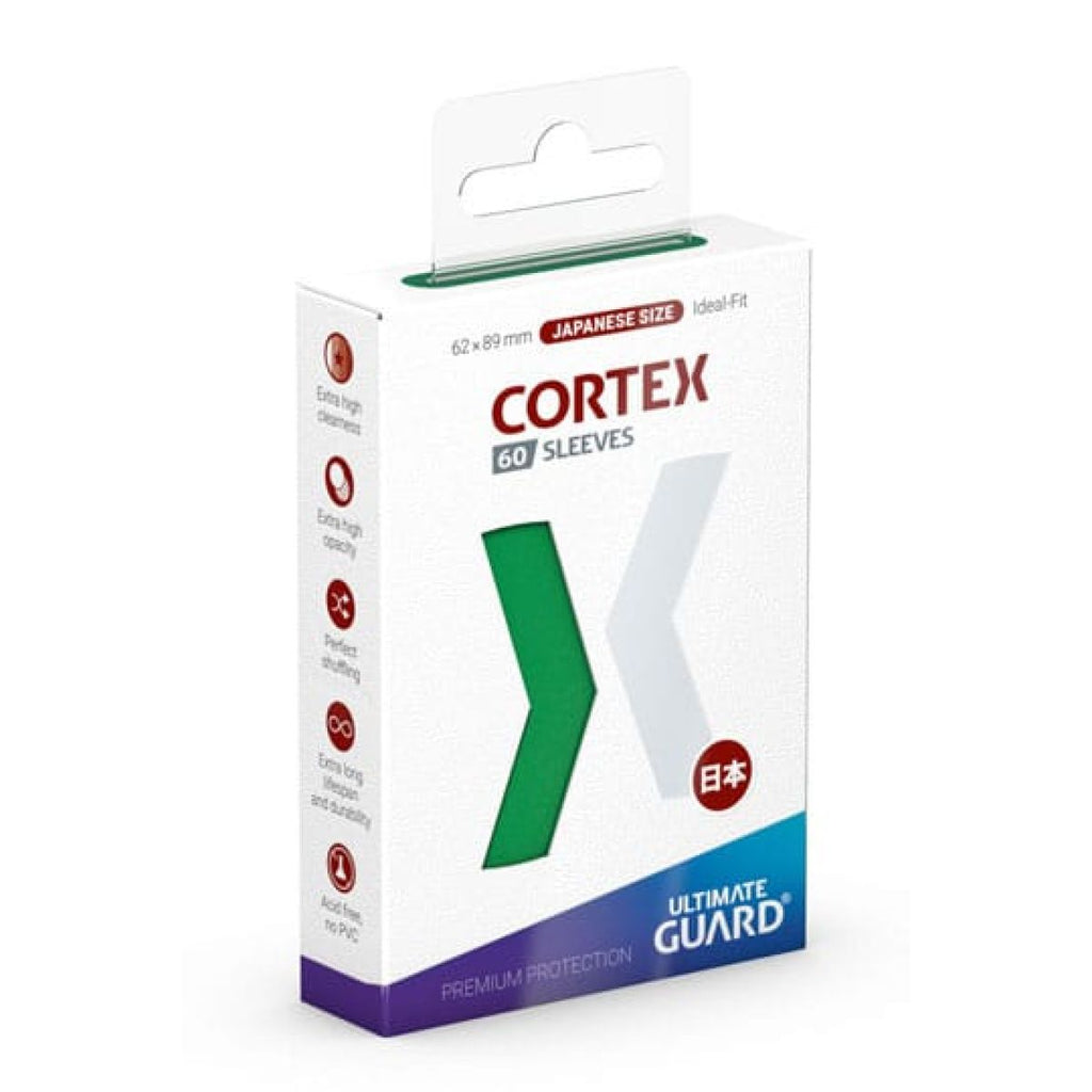 Ultimate Guard Cortex Japanese Size Sleeves Green (60)