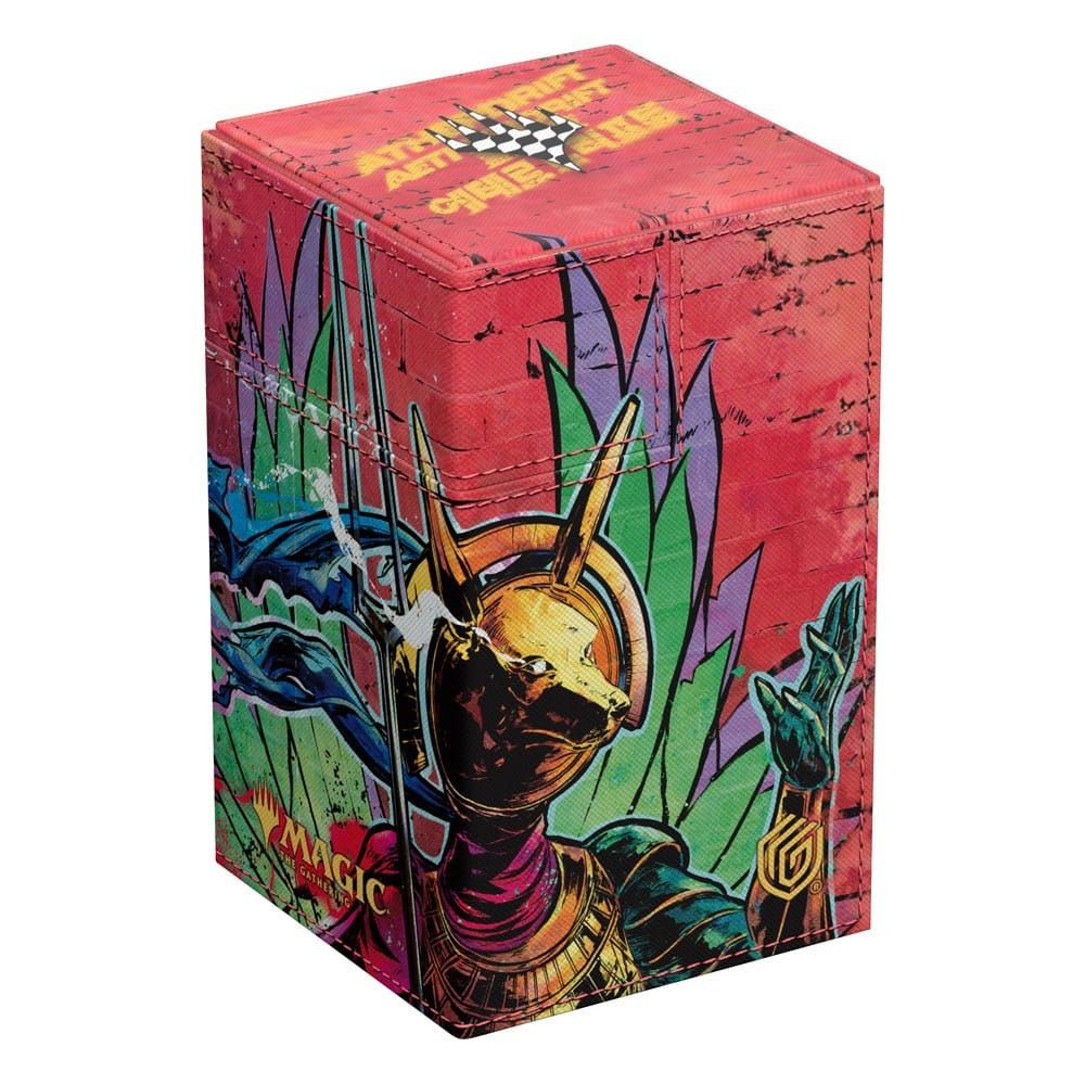 Ultimate Guard - 011567 - Deck Box – XenoSkin Flip'n'Tray Deck Case 100+ – MTG: Aetherdrift – Hazoret