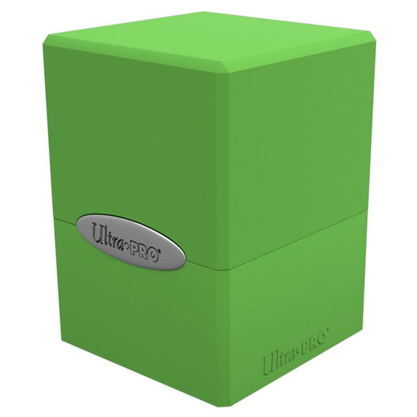 Ultra Pro - 15590 - Deck Box: Satin Cube: Lime Green