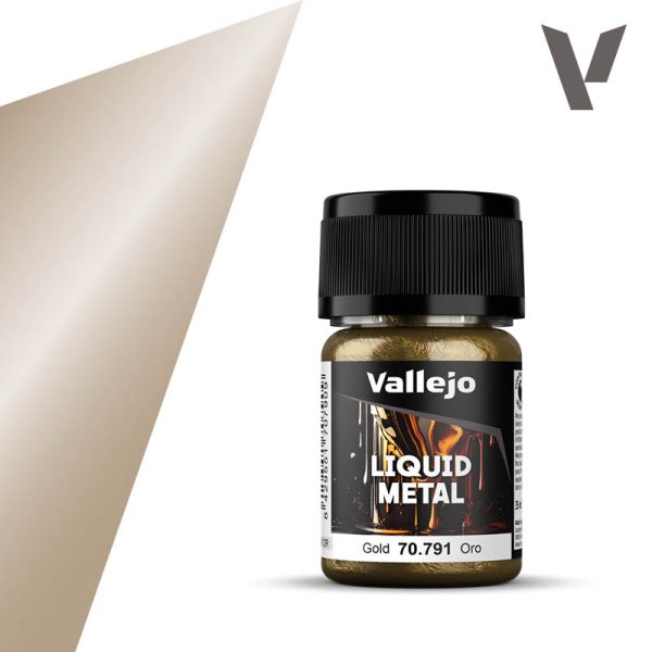 Vallejo - 70.791 - Liquid Metal - Gold 35ml