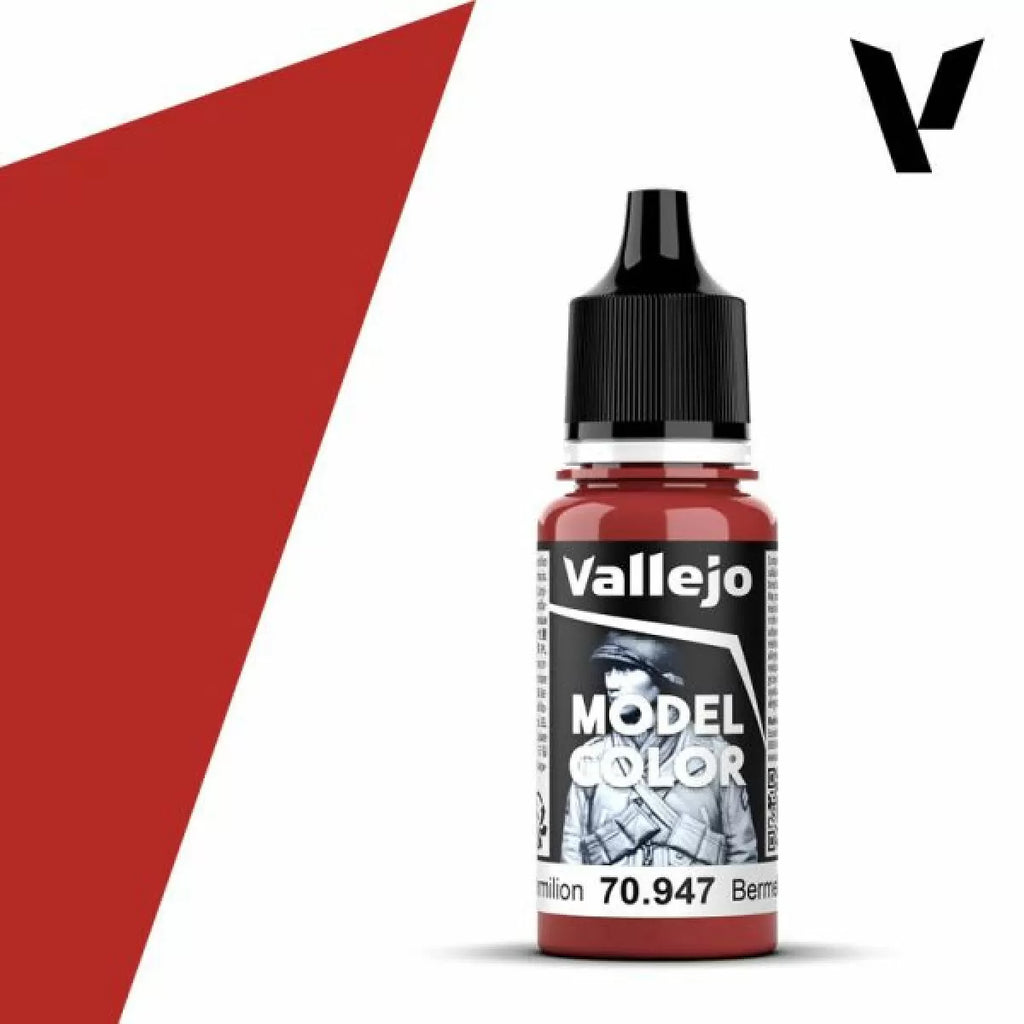 Vallejo - 70.947 - Model Color - Dark Vermillion 18ml