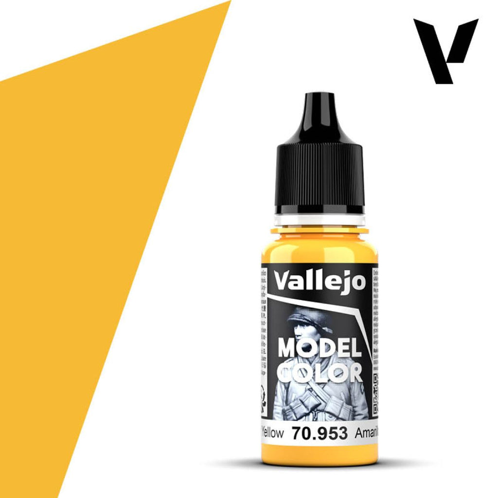 Vallejo - 70.953 - Model Colour - Flat Yellow 18ml