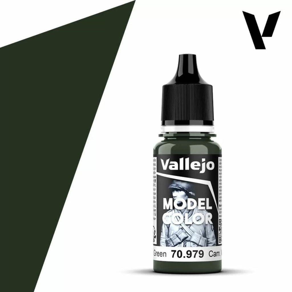 Vallejo - 70.979 - Model Color - Camouflage Dark Green 18ml