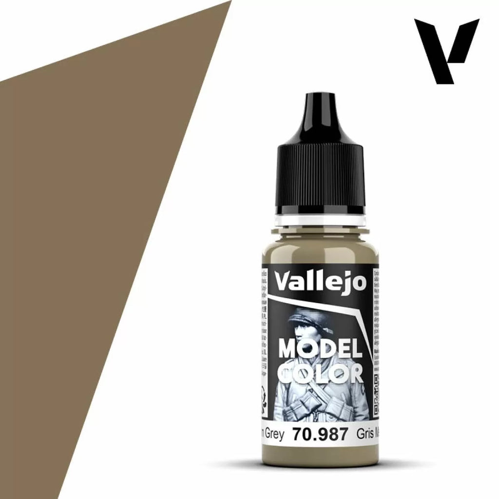 Vallejo - 70.987 - Model Color - Medium Grey 18ml