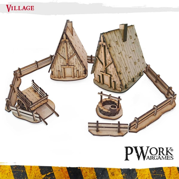 PWork - Village - MDF Terrain Scenery