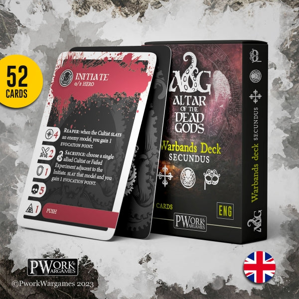 PWorks - Altar of the Dead Gods - Warbands Deck Secundus - Faction Cards