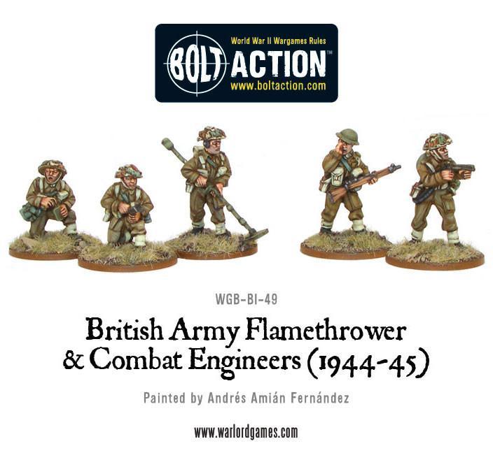 Bolt Action - Great Britain - British Flamethrower & Combat Engineers