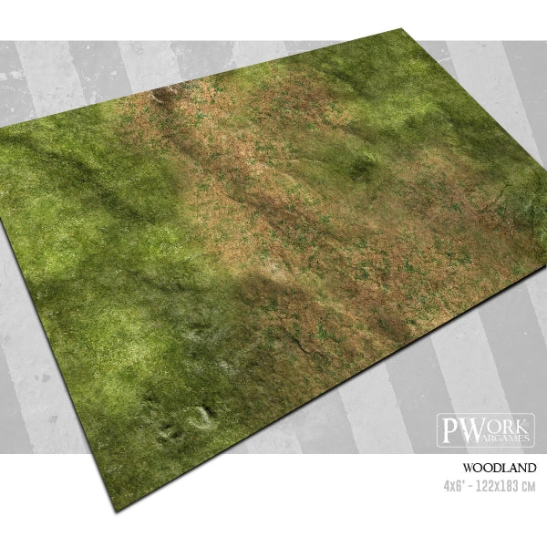 PWork - Woodland - Wargames Terrain Mat - 22X30"