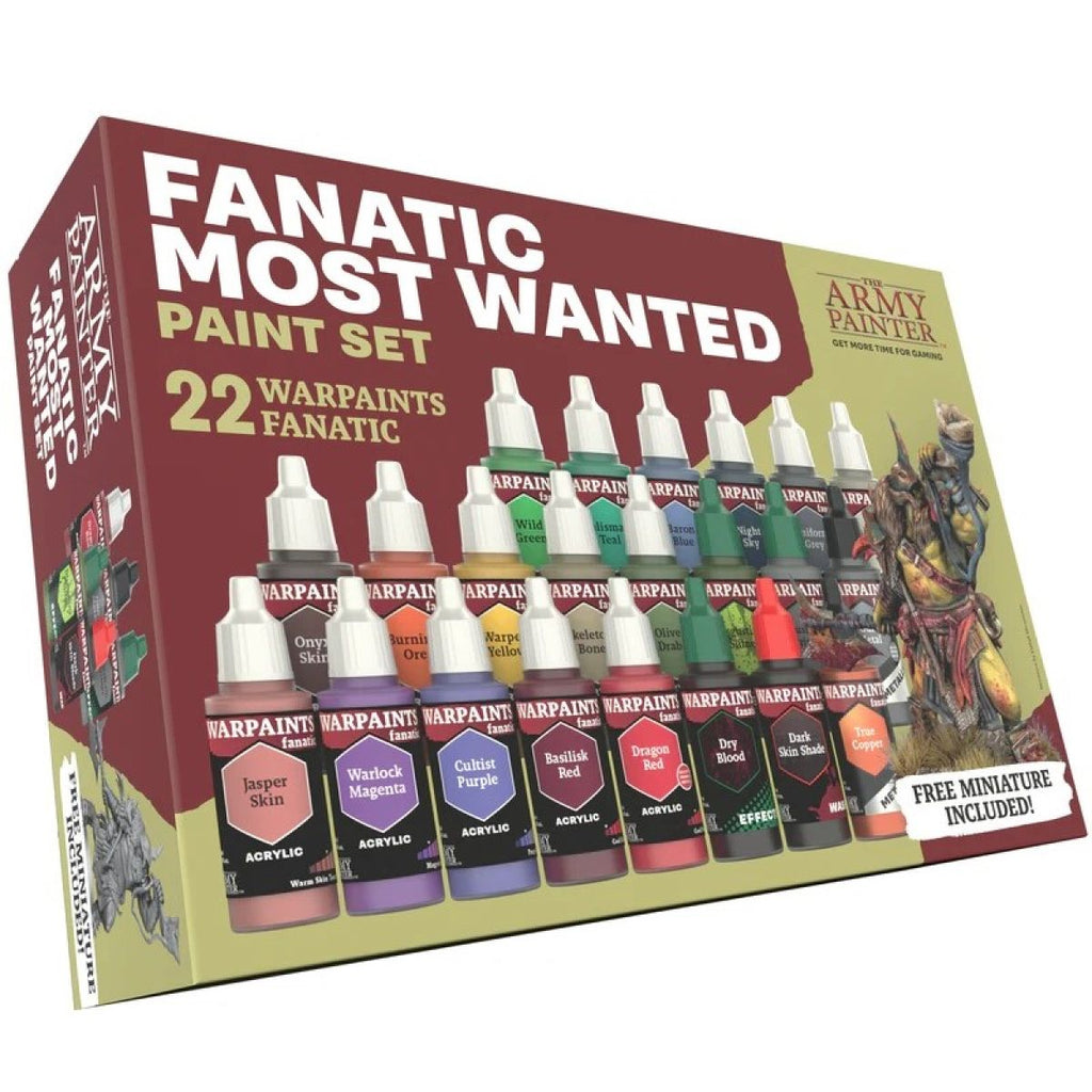 Army Painter - WP8071 -  Warpaints Fanatic - Most Wanted Paint Set