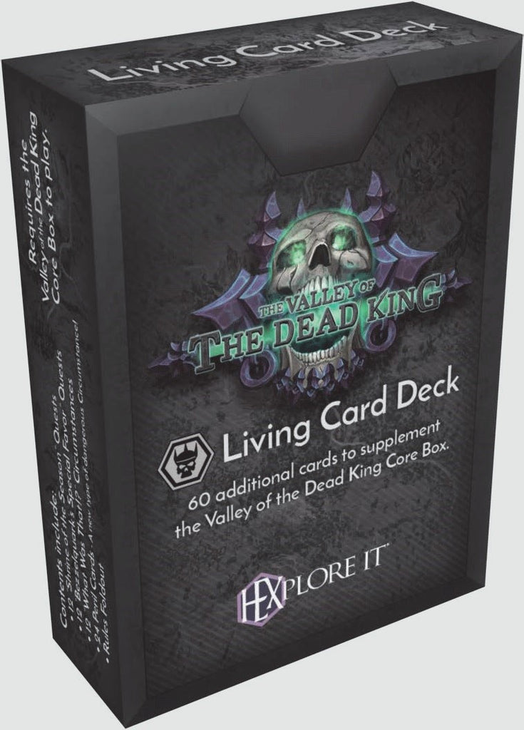 HEXplore It - The Valley of the Dead King Living Card Deck