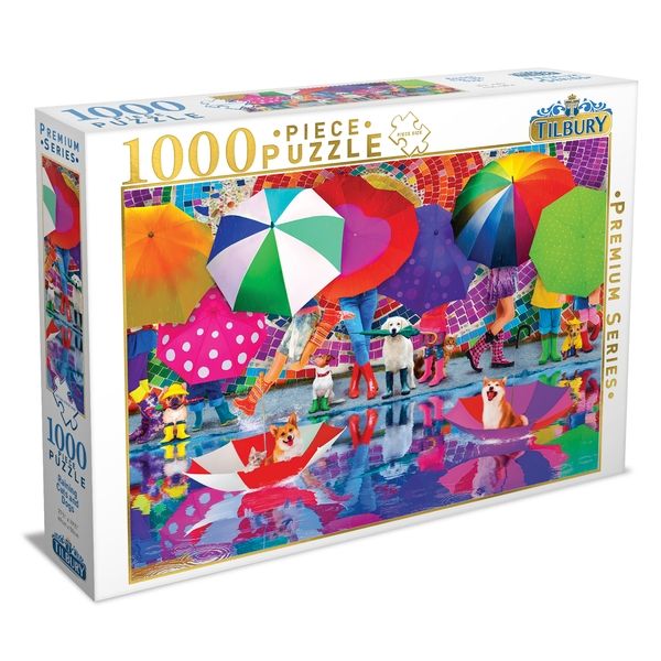 Tilbury Raining Cats & Dogs Puzzle 1000pc