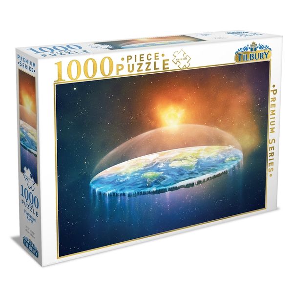 Tilbury Flattened Earth Puzzle 1000pc