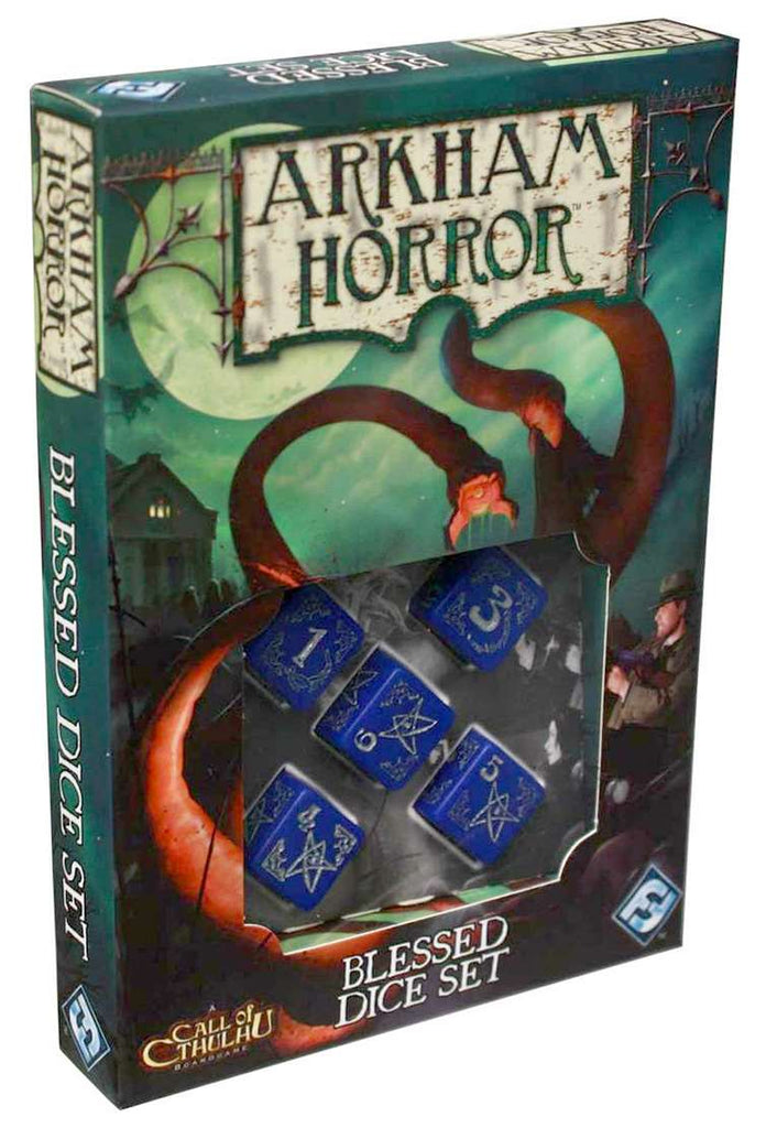 Arkham Horror Blessed Dice Set Blue