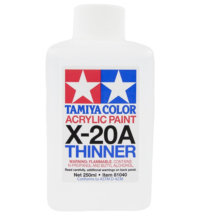 Tamiya X-20A Acrylic Thinner - 250ml - 81040