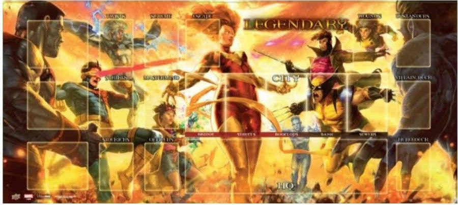 Marvel Legendary DBG - Dark Phoenix VS X-Men Playmat