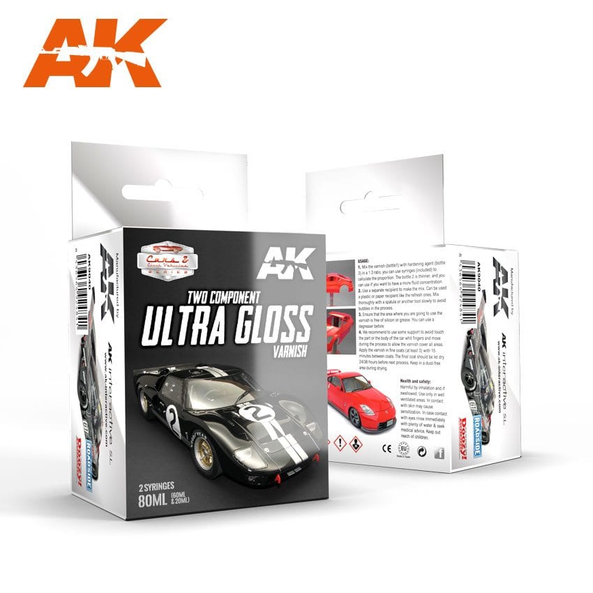 AK Interactive Auxiliaries - Two Components Extra Gloss Laquer - AK9040
