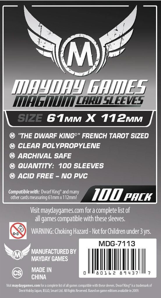 Mayday -  Magnum Platinum Card Sleeve - 61 X 112 MM