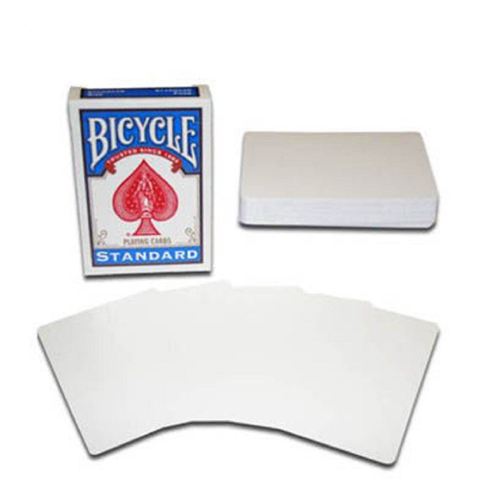 Bicycle Playing Cards - Blank Card Both Sides Case