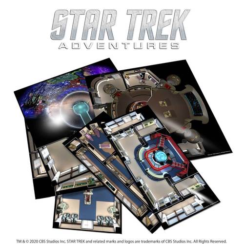 Star Trek Adventures RPG - Next Generation Starfleet Deck Tiles
